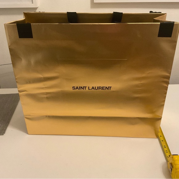 Saint Laurent large gold shopping bag - Picture 4 of 4